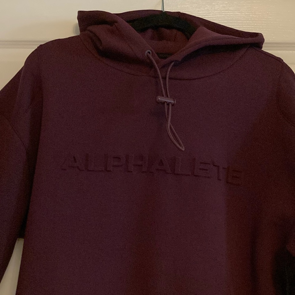 NWT - Alphalete Hoodie (L) Merlot Colored -Matching jogging pants also available